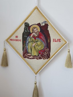 Bedernita brodata cu Sf.Prooroc Ilie