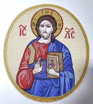 Icoana Iisus Brodată