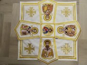 Acoperaminte Sf Vase, Sfântul Aer,Sfântul Disc si Sfântul Potir Broderie Nazaret