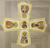 Acoperaminte Sf Vase, Sfântul Aer,Sfântul Disc si Sfântul Potir Broderie Nazaret