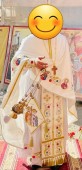 Vesmant brodat cu Sfintii Apostoli si model pictura murala 