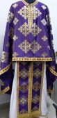 Veșmânt preoți brocard broderie cruci