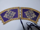 Veșmânt preoți brocard broderie cruci